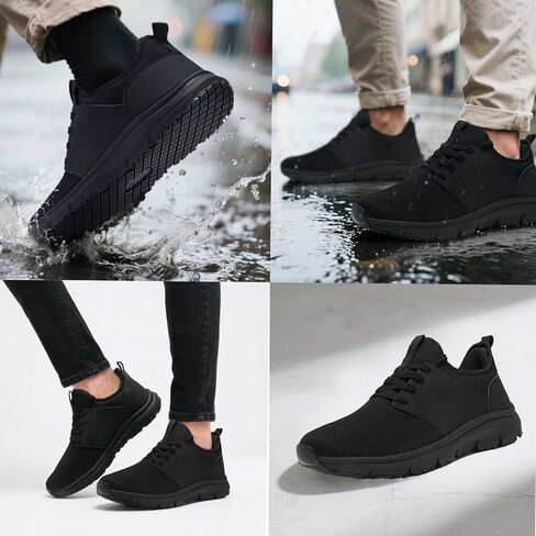 Mens Non Slip Work Shoes Slip On Waterproof Zapatos Trabajo Food Service Chef Kitchen Water Resistant Sneakers Working Footwear in Kuwait