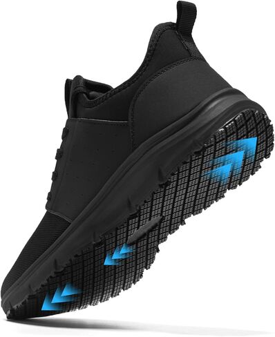 Mens Non Slip Work Shoes Slip On Waterproof Zapatos Trabajo Food Service Chef Kitchen Water Resistant Sneakers Working Footwear in Kuwait