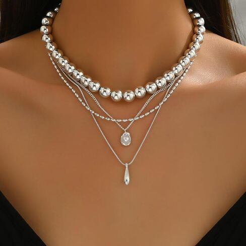 Bohemia Shell Necklace for Women Shell Choker Necklace Adjustable Layered Summer Necklace Jewelry Accessories in Saudi Arabia