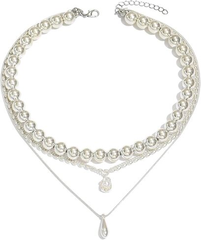 Bohemia Shell Necklace for Women Shell Choker Necklace Adjustable Layered Summer Necklace Jewelry Accessories in Saudi Arabia