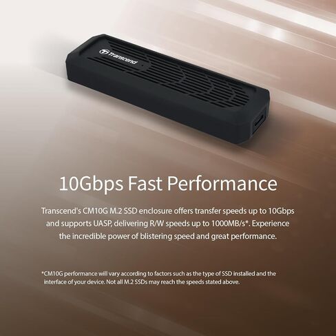 Transcend M.2 PCIe/SATA SSD Upgrade Kit, SSD Enclosure, Support 2230 2242 2280, Compatible with M Key/B+M Key, Type-A/Type-C - TS-CM10G in Saudi Arabia