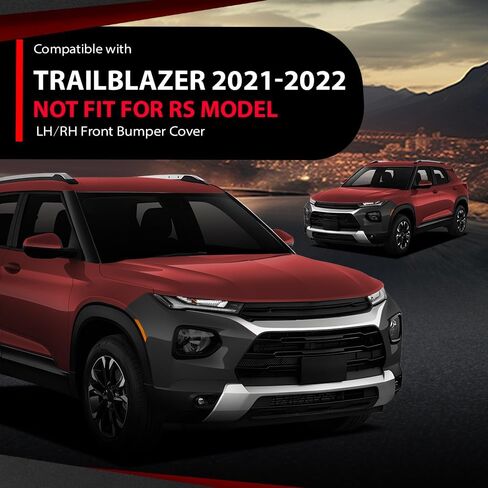 غطاء المصد الأمامي للركاب الأيمن متوافق مع تشيفي تريل بليزر 2021-2022 42749517, 42772012 أسود in Saudi Arabia