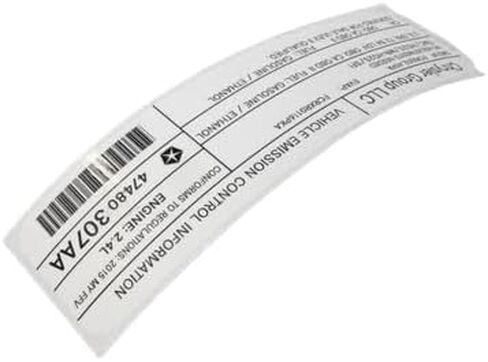 Mopar 47480307AA LABEL VEHICLE EMISSION CONTROL IN in Saudi Arabia