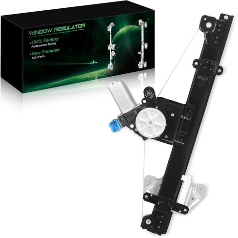 Front Right Passenger Side Power Window Regulator with Motor for:-Nissan Sentra 2013 2014 2015 2016 2017 2018 2019, 4 Door Sedan with 2 Pins Replace OE# 751-395 in Saudi Arabia