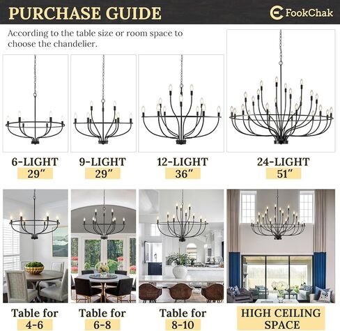 6 Light Gold Chandelier with Fringe Crystal Candle Chandelier Light Fixture Over Dining Table High Ceiling Entrance Chandelier for Foyer Bedroom Entryway Living Room Kitchen, 29in in Kuwait