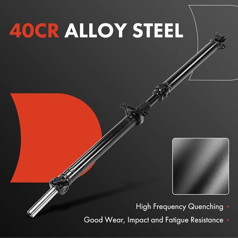 A-Premium 76.5" Rear Drive Shaft Prop Shaft Driveshaft Assembly Compatible with Nissan Frontier 2005-2019, [RWD, 6 Speed Manual Trans, 125.9" Wheelbase], V6 4.0L, Replace# 37000ZZ70A, 37000EA201 in Saudi Arabia