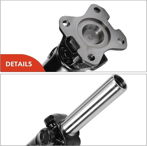 A-Premium 76.5" Rear Drive Shaft Prop Shaft Driveshaft Assembly Compatible with Nissan Frontier 2005-2019, [RWD, 6 Speed Manual Trans, 125.9" Wheelbase], V6 4.0L, Replace# 37000ZZ70A, 37000EA201 in Saudi Arabia
