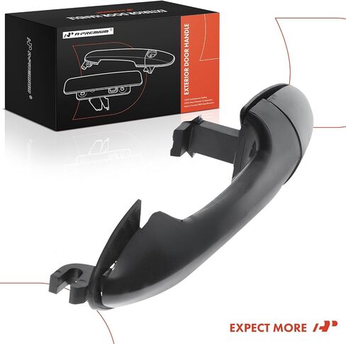 A-Premium Front Right or Rear Left or Rear Right Exterior Door Handle Compatible with Ford Focus 2000-2007 & Mazda Tribute 2001-2006, Smooth Black, Replace# 2T2Z-7822404 in Saudi Arabia