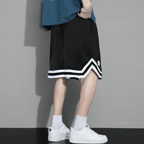 High Performance Athletic and Sports Shorts - Lightweight Ice Silk Material - Comfortable and Versatile Shorts - Black in Saudi Arabia