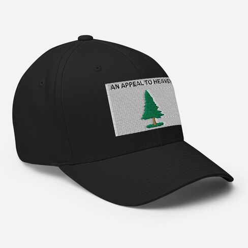 an Appeal to Heaven Flag Hat - Pine Tree Embroidered Structured Flex Fit Cap - American Revolution Historical USA Gifts in Saudi Arabia