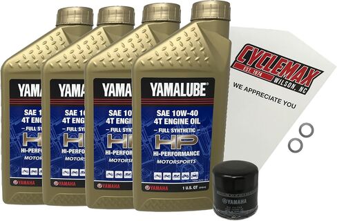 Full Synthetic 10W-40 Oil Change Kit compatible with 2019-2023 Yamaha Wolverine X2 in Saudi Arabia