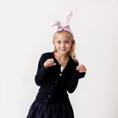 Bunny Ears Headband for Women Easter Hair Accessories Rabbit Ears Headband Plush Rabbit Cosplay Costume Party in Saudi Arabia