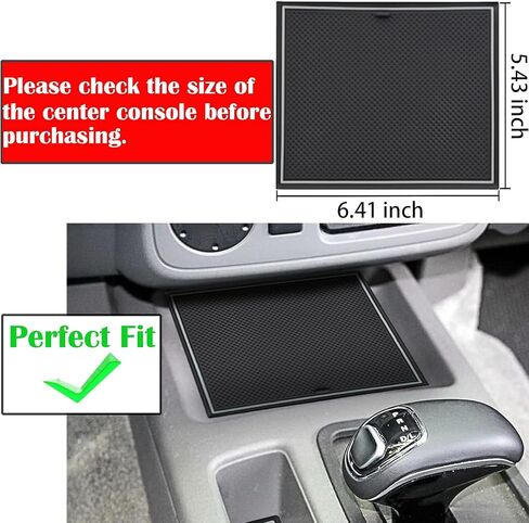 SENSHINE for Nissan Frontier Crew Cab 2005-2020 Nissan Xterra Accessories 2005-2015 Cup Holder Insert Center Console Liner Door Pocket Slot Mats Non-Slip Anti Dust Custom Interior 24PC Set(Black Trim) in Saudi Arabia