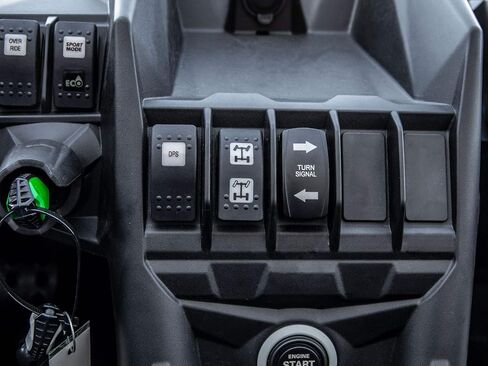 SuperATV Deluxe Turn Signal Kit For Can-Am Maverick X3 With Dash-Mounted Turn Signal Rocker Switch - Plug And Play For Easy Installation in Saudi Arabia