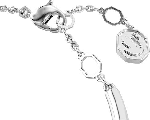 Swarovski Dextera bangle, Round cut, White, Rhodium plated in Saudi Arabia