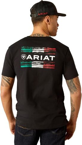 ARIAT Mens Viva Mexico Wood T-Shirt in Saudi Arabia