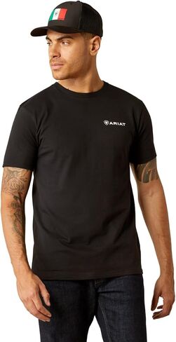 ARIAT Mens Viva Mexico Wood T-Shirt in Saudi Arabia