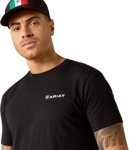 ARIAT Mens Viva Mexico Wood T-Shirt in Saudi Arabia