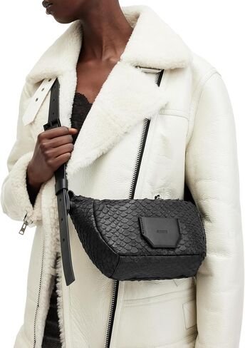 AllSaints MADEA Snake XBODY, Black in Saudi Arabia