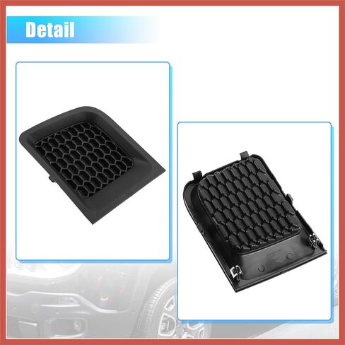 ACROPIX 1 Pair Front Left Right Side Lower Bumper Grille Insert Bezel Cover 5XB62LXHAA 5XB63LXHAA for Jeep Renegade 2015-2018 Car Parts in Saudi Arabia