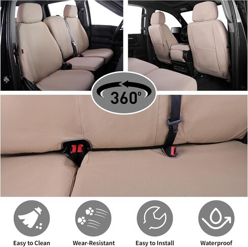 Custom Car Seat Covers for Chevy Silverado 1500/HD Limited RegularCab Precision Fit for 2019 2020 2021 2022 2023 2024 2025 WT – Neoprene Front Camo Seat Cover(Neoprene Reed Camouflage) in Saudi Arabia