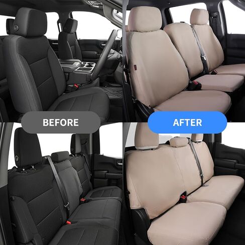 Custom Car Seat Covers for Chevy Silverado 1500/HD Limited RegularCab Precision Fit for 2019 2020 2021 2022 2023 2024 2025 WT – Neoprene Front Camo Seat Cover(Neoprene Reed Camouflage) in Saudi Arabia