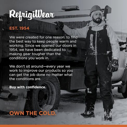 RefrigiWear HiVis Extreme Insulated Softshell Bib Overalls, -60°F Comfort Rating in Kuwait