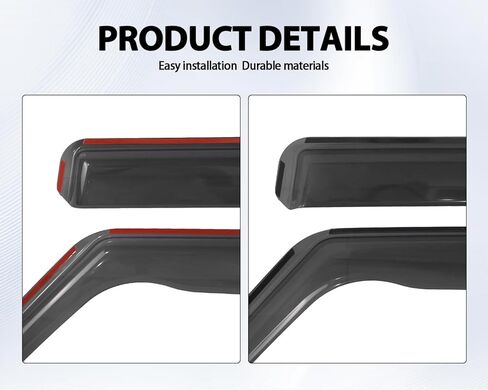 4 قطعة حراس المطر في القناة تناسب 2019-2025 تويوتا RAV4 استبدال أقنعة نافذة التهوية منحرف النافذة منحرف التهوية in Kuwait