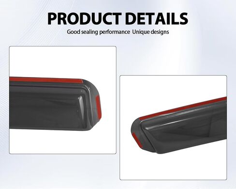 4 قطعة حراس المطر في القناة تناسب 2019-2025 تويوتا RAV4 استبدال أقنعة نافذة التهوية منحرف النافذة منحرف التهوية in Kuwait