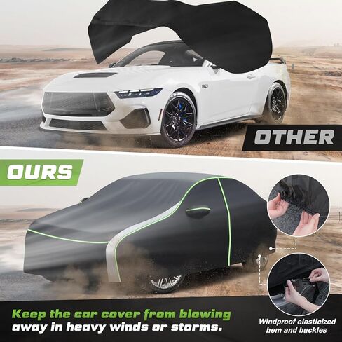 Car Cover for Toyota 4Runner 2002-2024, Full Car Cover All Weather Car Covers for 4Runner, Waterproof Outdoor Cover with Zipper Door Reflective Strips in Saudi Arabia