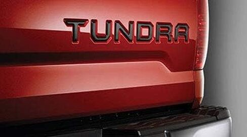 Genuine Toyota PT948-34150-20 Tailgate Insert Badge - Black in Saudi Arabia