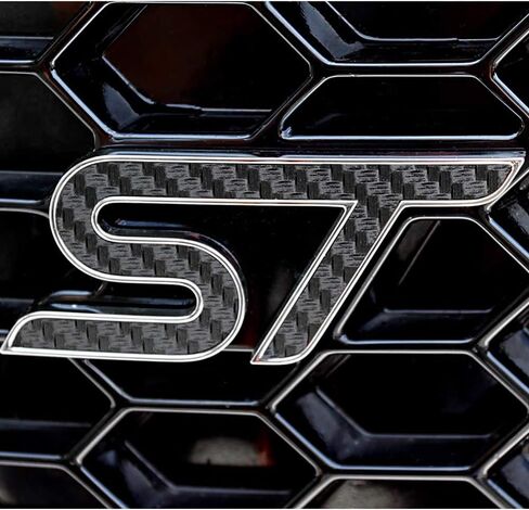 ST Emblem Insert Decals - Set of 2 - Compatible with and Fits Ford Edge ST 2019 & Newer (Black) in Saudi Arabia