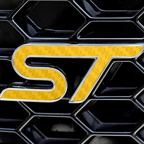 ST Emblem Insert Decals - Set of 2 - Compatible with and Fits Ford Edge ST 2019 & Newer (Black) in Saudi Arabia