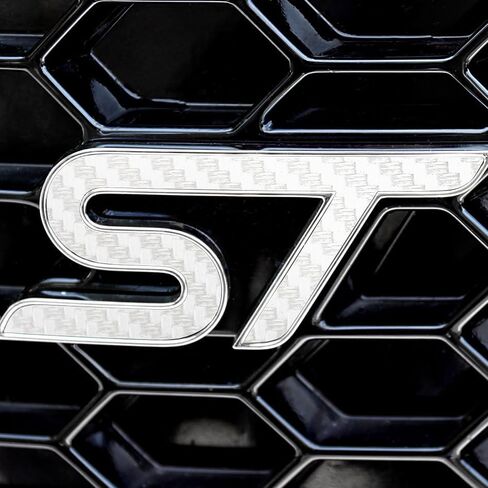 ST Emblem Insert Decals - Set of 2 - Compatible with and Fits Ford Edge ST 2019 & Newer (Black) in Saudi Arabia