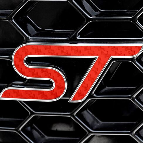 ST Emblem Insert Decals - Set of 2 - Compatible with and Fits Ford Edge ST 2019 & Newer (Black) in Saudi Arabia