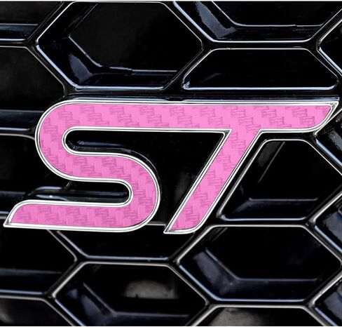 ST Emblem Insert Decals - Set of 2 - Compatible with and Fits Ford Edge ST 2019 & Newer (Black) in Saudi Arabia