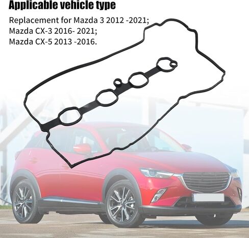 PE0110235 Engine Valve Cover Gasket Replacement for Mazda 3 2012 2013 2014 2015 2016 2017 2018 2021 Replacement for Mazda CX-3 2016 2017 2018 2021 Replace PE0110235 in Saudi Arabia