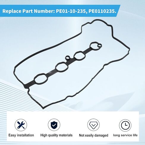 PE0110235 Engine Valve Cover Gasket Replacement for Mazda 3 2012 2013 2014 2015 2016 2017 2018 2021 Replacement for Mazda CX-3 2016 2017 2018 2021 Replace PE0110235 in Saudi Arabia