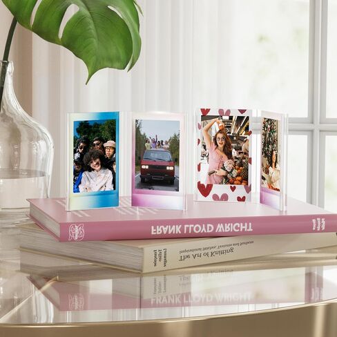 WINKINE Instax Mini Frames, Polaroid Picture Frame, Fujifilm Instax Mini Film Frame,Polaroid Frame for Photos, 2x3 Double Small Picture Frames (6 Pack fit 12pcs Film) in Saudi Arabia