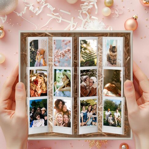 WINKINE Instax Mini Frames, Polaroid Picture Frame, Fujifilm Instax Mini Film Frame,Polaroid Frame for Photos, 2x3 Double Small Picture Frames (6 Pack fit 12pcs Film) in Saudi Arabia