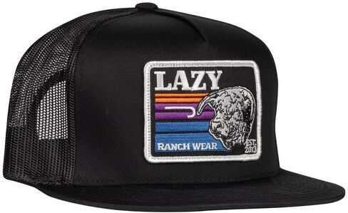 Lazy J Ranch Dusk Sunset Retro Classic Five Panel Trucker Hat - Adjustable Unisex Country Hats, Vintage Trucker Hat in Saudi Arabia