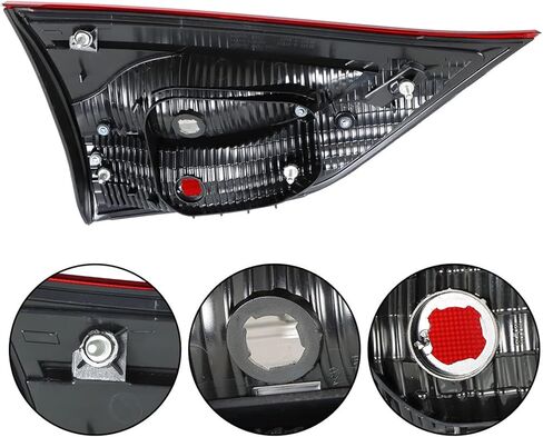 Silscvtt Passenger Side Rear Brake Tail Light Assembly Replacement for Toyota Sienna 2015-2019 Right Inner Tail Lamp 8158008030 TO2803117 in Saudi Arabia