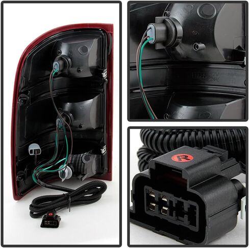 ACANII - For [Plug & Play] 2007-2013 GMC Sierra 1500 2500 3500HD Tail Lights Lamps Left+Right in Saudi Arabia