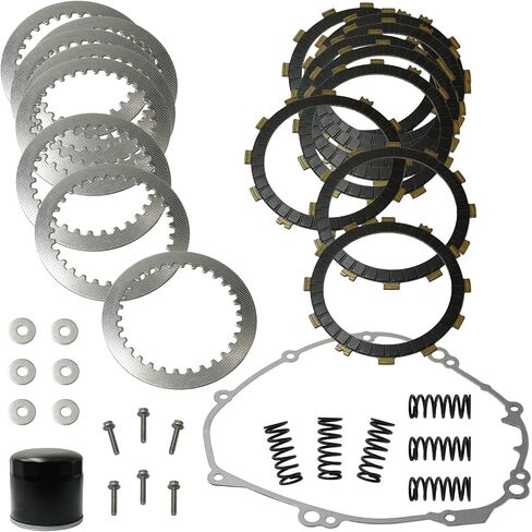 Heavy Duty Clutch Kit Friction Steel Plates & Cover Gasket for Yamaha YZF R1 YZFR1 YZF-R1 2009-2014 in Saudi Arabia