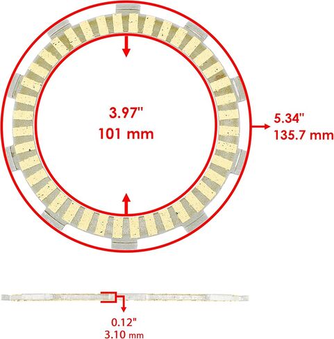 ألواح فولاذية للاحتكاك من قابض كالتريك وحشية متوافقة مع سوزوكي GSX-R600 GSXR600 1999 2000 in Saudi Arabia