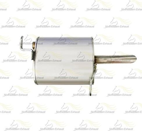 Northeastern Exhaust | Stainless Steel Resonator, Intermediate Pipe, Muffler Exhaust Kit Compatible for 2004-2008 Chevy Malibu 2.2L | Free Gasket and Clamps Included in Saudi Arabia