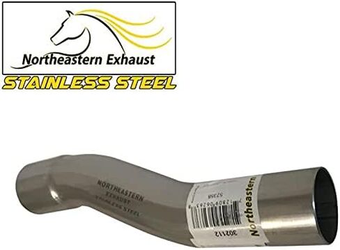 Northeastern Exhaust | Stainless Steel Extension Pipe, Intermediate Pipe, Muffler, Tail Pipe Exhaust System Kit Ford F150 2004-2008 4.2L 4.6L | Free Clamps Included | 126" Wheelbase in Saudi Arabia