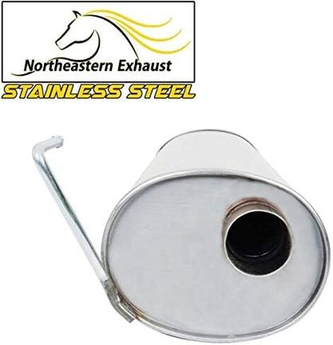 Northeastern Exhaust | Stainless Steel Extension Pipe, Intermediate Pipe, Muffler, Tail Pipe Exhaust System Kit Ford F150 2004-2008 4.2L 4.6L | Free Clamps Included | 126" Wheelbase in Saudi Arabia