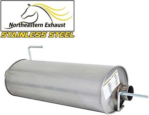 Northeastern Exhaust | Stainless Steel Extension Pipe, Intermediate Pipe, Muffler, Tail Pipe Exhaust System Kit Ford F150 2004-2008 4.2L 4.6L | Free Clamps Included | 126" Wheelbase in Saudi Arabia