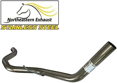 Northeastern Exhaust | Stainless Steel Extension Pipe, Intermediate Pipe, Muffler, Tail Pipe Exhaust System Kit Ford F150 2004-2008 4.2L 4.6L | Free Clamps Included | 126" Wheelbase in Saudi Arabia